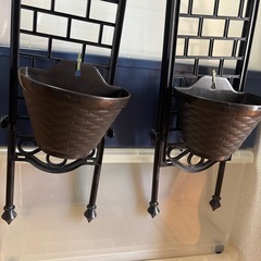 鉢植え飾り棚ガーデニング用の画像