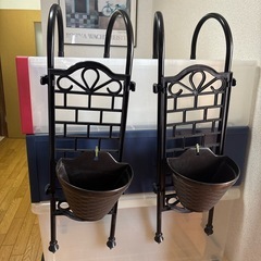 鉢植え飾り棚ガーデニング用の画像