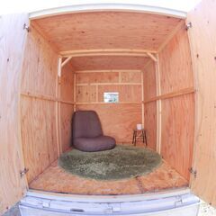 軽トラ用格安モバイルハウス！手で降ろせる軽量タイプ！の画像