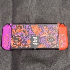 【本日の引き取りで表示価格から2000円引きの36000円】ポケモン Nintendo Switch 有機ELモデル スカーレット・バイオレットエディション ※ハードケース付きの画像