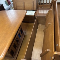 収納付き食卓テーブル‼️の画像