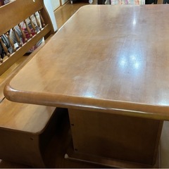 収納付き食卓テーブル‼️の画像