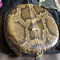 本革　　三線の画像