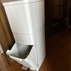 スリムペール 分別 二段 ゴミ箱　日本製の画像