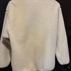無印良品　ボアフリースジャケット　アイボリーの画像
