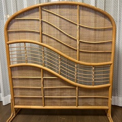 籐の衝立の画像