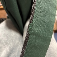 深緑のリュックの画像