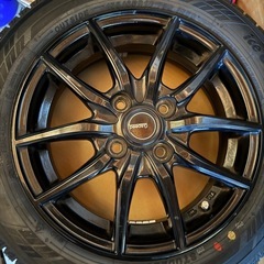 アルミ付きスタッドレスタイヤ14インチ　
軽自動車