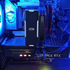 　自作ゲーミングパソコン core I5 13400F NVIDIA GeForce RTX3070 新品パーツ多数　の画像