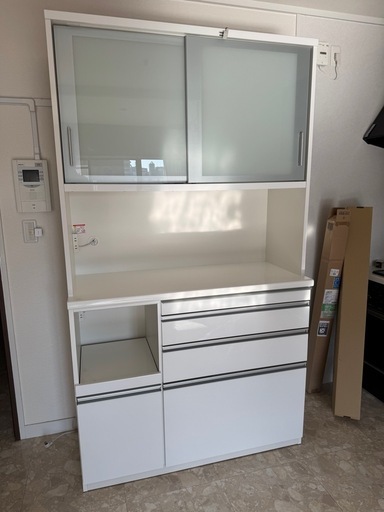 【超美品】食器棚　キッチンボード　レンジ台