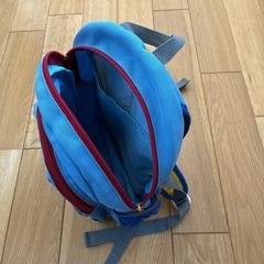 美品！プラレールリュック 水色の画像