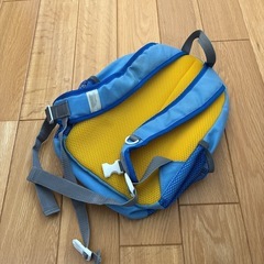 美品！プラレールリュック 水色の画像