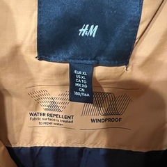 H&M ダウンジャケット 防水 防風 XLの画像