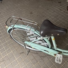 大人用自転車　26インチ　ギアなし、鍵付き、ライト付き、ママチャリの画像