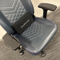 ゲーミングチェア noblechairs ICON REAL LEATHER ミッドナイトブルー（本革）の画像