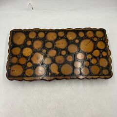 【現状品】台(足つき) 花台 1点 木製 置物 インテリア オブジェ 昭和レトロの画像