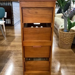 木製キッチンワゴン【町田市再生家具】252251の画像