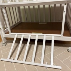 カトージ　ミニタチベッド　ホワイトの画像