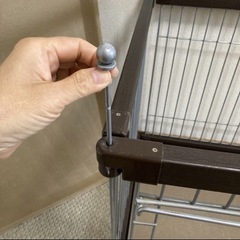 アイリスオーヤマ　トレー付ウッディサークル DWS-960E 小型犬・中型犬向きの画像