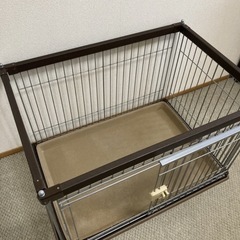 アイリスオーヤマ　トレー付ウッディサークル DWS-960E 小型犬・中型犬向きの画像