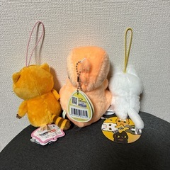 新品 ぬいぐるみ ラスカル 恐竜 白猫の画像