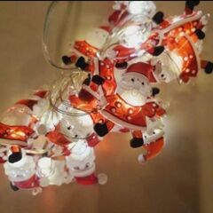 新品 クリスマス用室内ライト飾りイルミネーション サンタクロースの画像