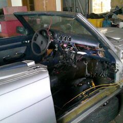 Mベンツ107,380SLオープンモデル.レストア-途中車両販売-世界的に人気上昇車の画像