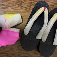 着物2着＋帯＋小物セット 和装一式 中古の画像