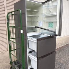 2021年製 Hisense 3ドア ノンフロン冷凍冷蔵庫 HR-D3601S 360Lの画像