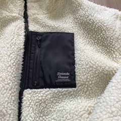ボアジャケット　白　 　の画像