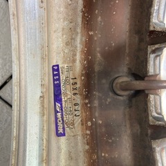 ワーク　15インチ　4穴の画像