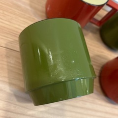 未使用プラコップ4つ　レンジ食洗機対応の画像