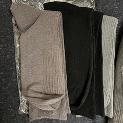 Coreina 3足×3袋　グレー系ソックス　25-28センチの画像