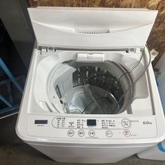 ヤマダ　洗濯機　2021年製の画像