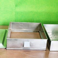 ステンレス製　角型蒸し器　一段　業務用各蒸し器　■C-1555の画像