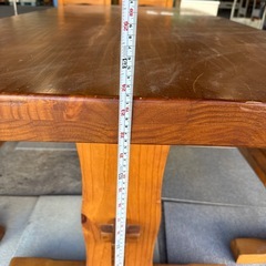 天板　難あり　木製　テーブルセットの画像