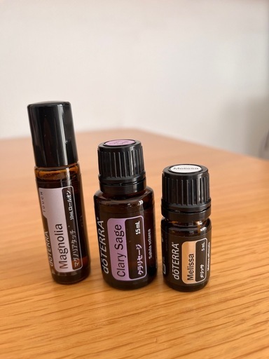 未開封あり⭐︎doTERRA 女性バランスサポート3本セット（Melissa / Clary Sage未開封 / Magnolia）