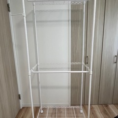 2段式ハンガーラックの画像