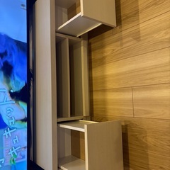 テレビ台　ホワイト　アイリスオーヤマ　の画像