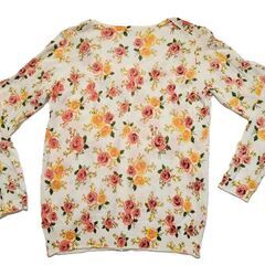 ▲バラ模様　 レディースカーディガン▲ＵＳＥＤの画像