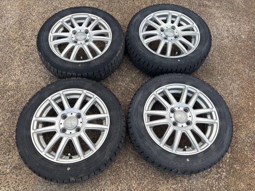 軽自動車用 155/65R14スタッドレスタイヤ アルミ付き4本セット 冬用