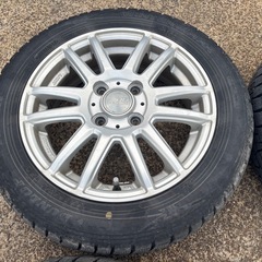 軽自動車用 155/65R14スタッドレスタイヤ アルミ付き4本セット 冬用の画像