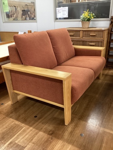 2人掛けソファー【町田市再生家具】252254