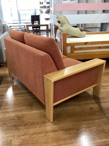 2人掛けソファー【町田市再生家具】252254