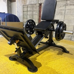 本格レッグプレス【配送組立可】POWERTEC社　コンパクトレッグスレッドの画像