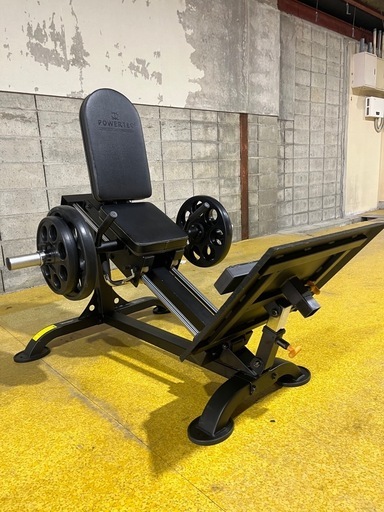 本格レッグプレス【配送組立可】POWERTEC社　コンパクトレッグスレッド