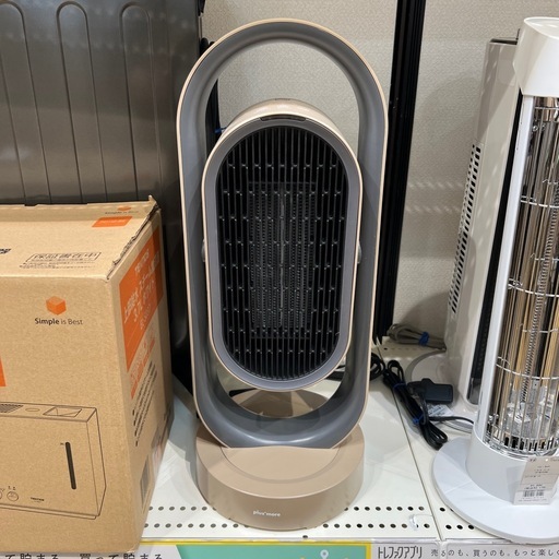 季節、空調家電 【トレファク神戸南店】Plus moreのセラミックヒーター 