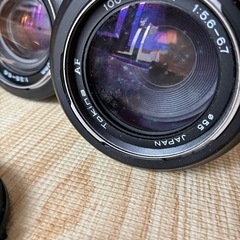 【ジャンク品】PENTAX MZ-10 フィルム一眼レフカメラ＋Tokinaレンズ2本、カメラバッグセットの画像