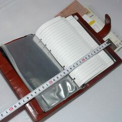 配達先決定🚚　無料配達します🚚ビジネスマンの方！💖定価２万円💖Bindex💖本革💖システム手帳💖バインダー💖未使用💖の画像