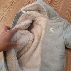 カバーオール60～70　厚手　ベビーアウターの画像
